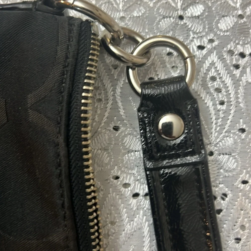 Coach F20064 Black Hobo Bag with Signature Style